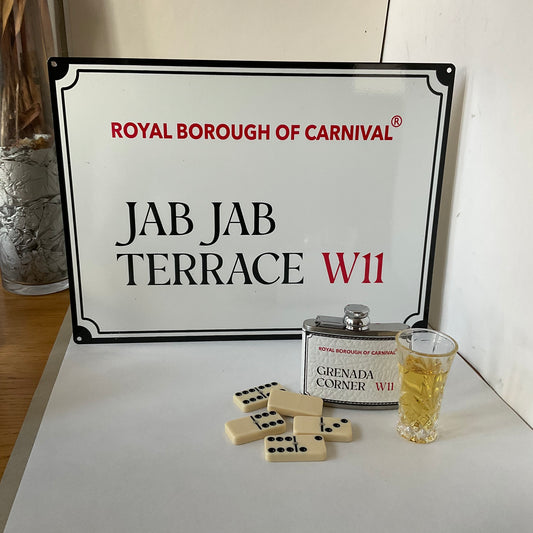 Tings - We On De Road - Jab Jab Terrace - Large Street Sign