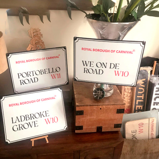 Tings - We On De Road - Portobello Road - Large Street Sign