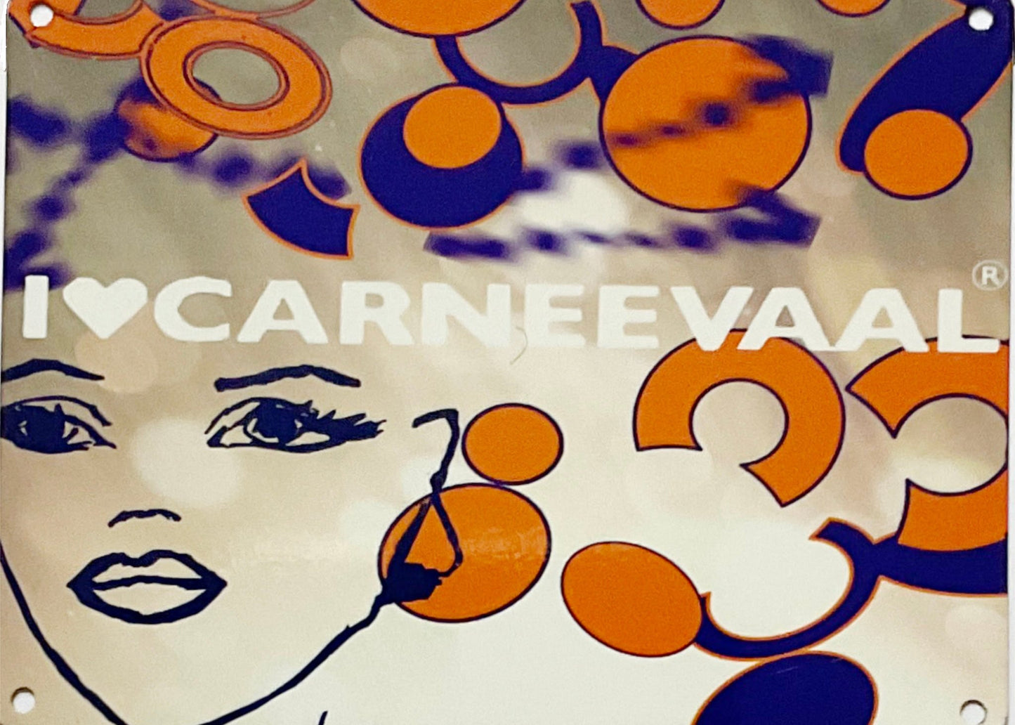 Decorative Carnival Art Signs - Burnt Umber