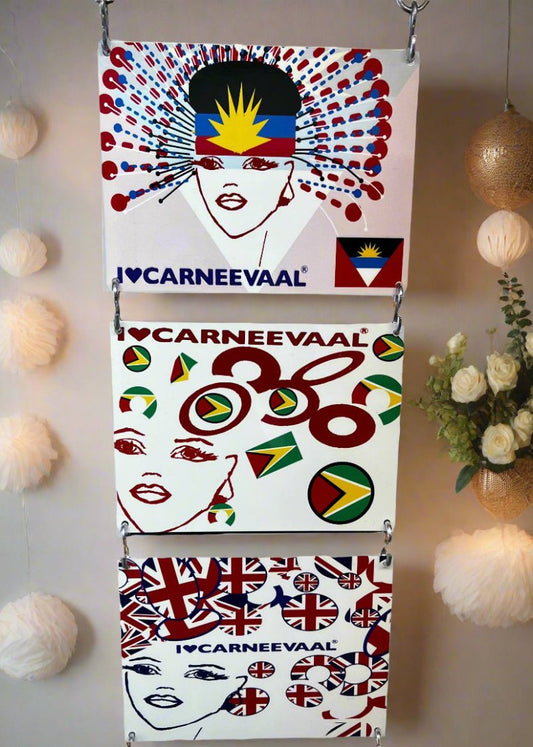 Decorative Carnival Art Signs - Guyana