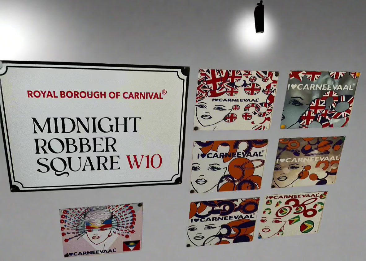 Decorative Carnival Art Signs - Lapis Lazuli