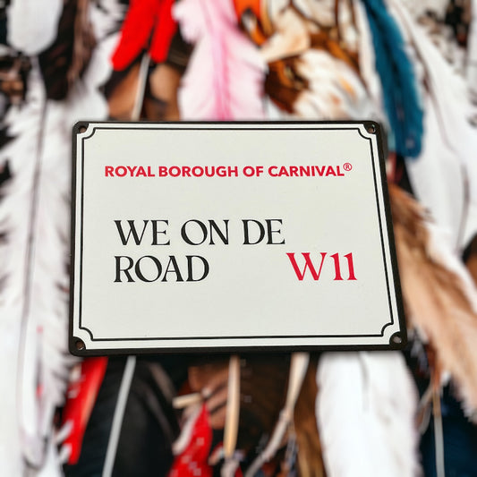 Decorative Carnival Street Signs - We On De Road