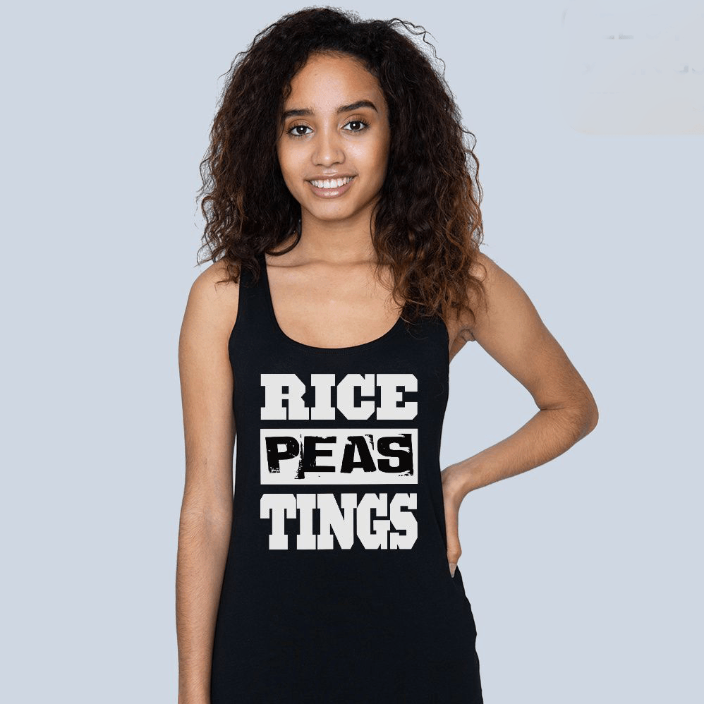 Women’s tank top - Rice, Peas, Tings
