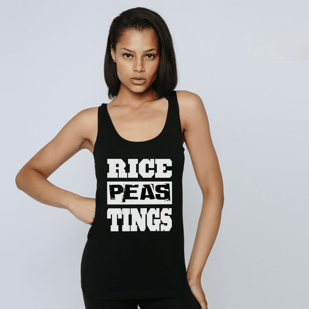 Women’s tank top - Rice, Peas, Tings