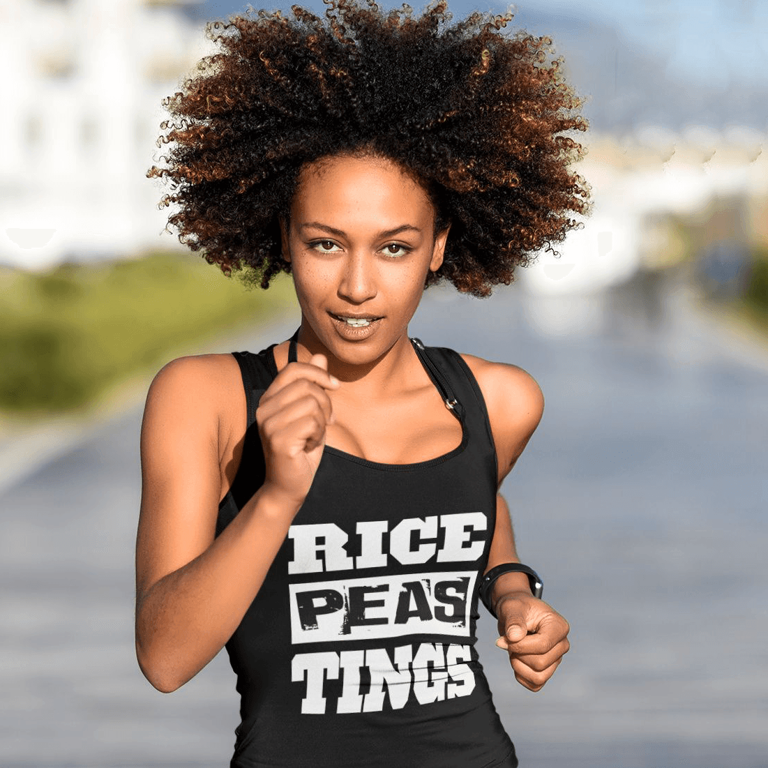 Women’s tank top - Rice, Peas, Tings