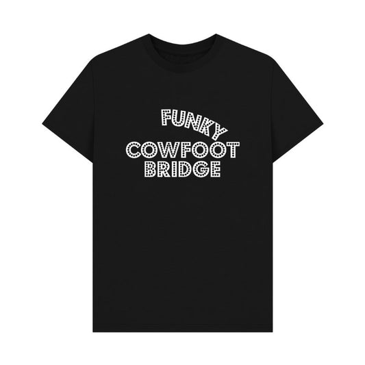Black Men’s t-shirt - Funky Cowfoot Bridge