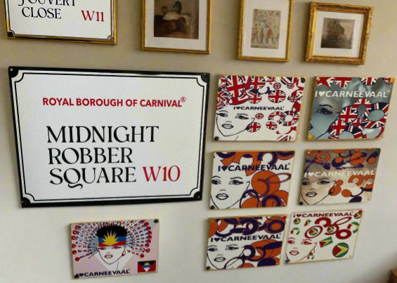 Decorative Carnival Art Signs - Antigua