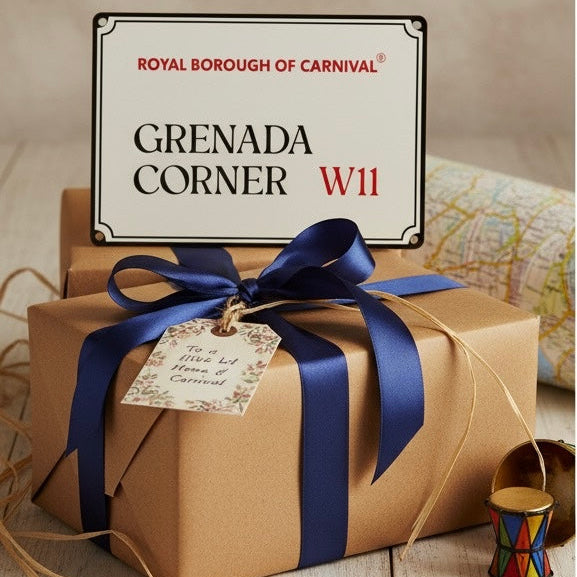 Decorative Carnival Street Signs - Grenada Corner