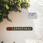 ILC metal sign on white wall - sunny condition TS&Ts logo