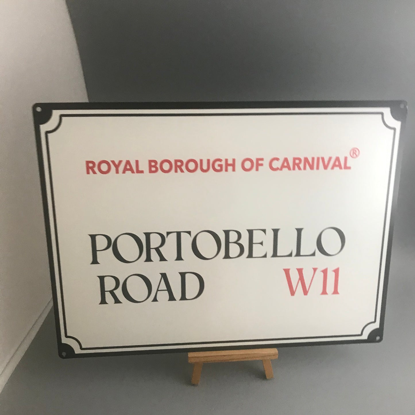 Tings - We On De Road - Portobello Road - Large Street Sign