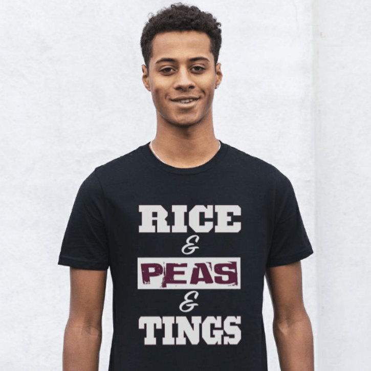 Men’s t-shirt - Rice & Peas & Tings