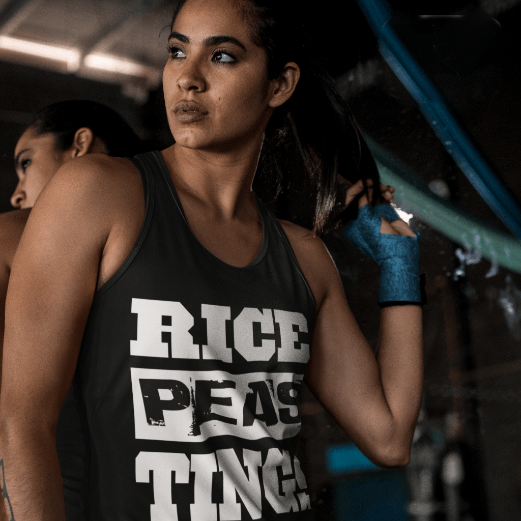 Women’s tank top - Rice, Peas, Tings