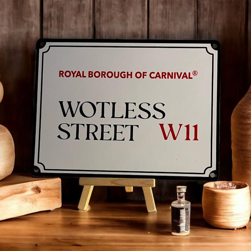 Decorative Carnival Street Signs - Wotless Street