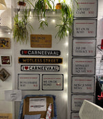 Glalery wall ft ILC signs