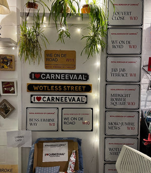 Glalery wall ft ILC signs